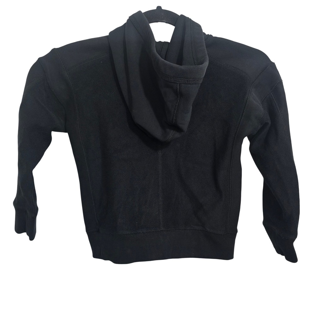 Burberry Kids Black Logo Zip Up Hoodie Sweatshirt Size 6Y 120cm 8008885 - Picture 5 of 6